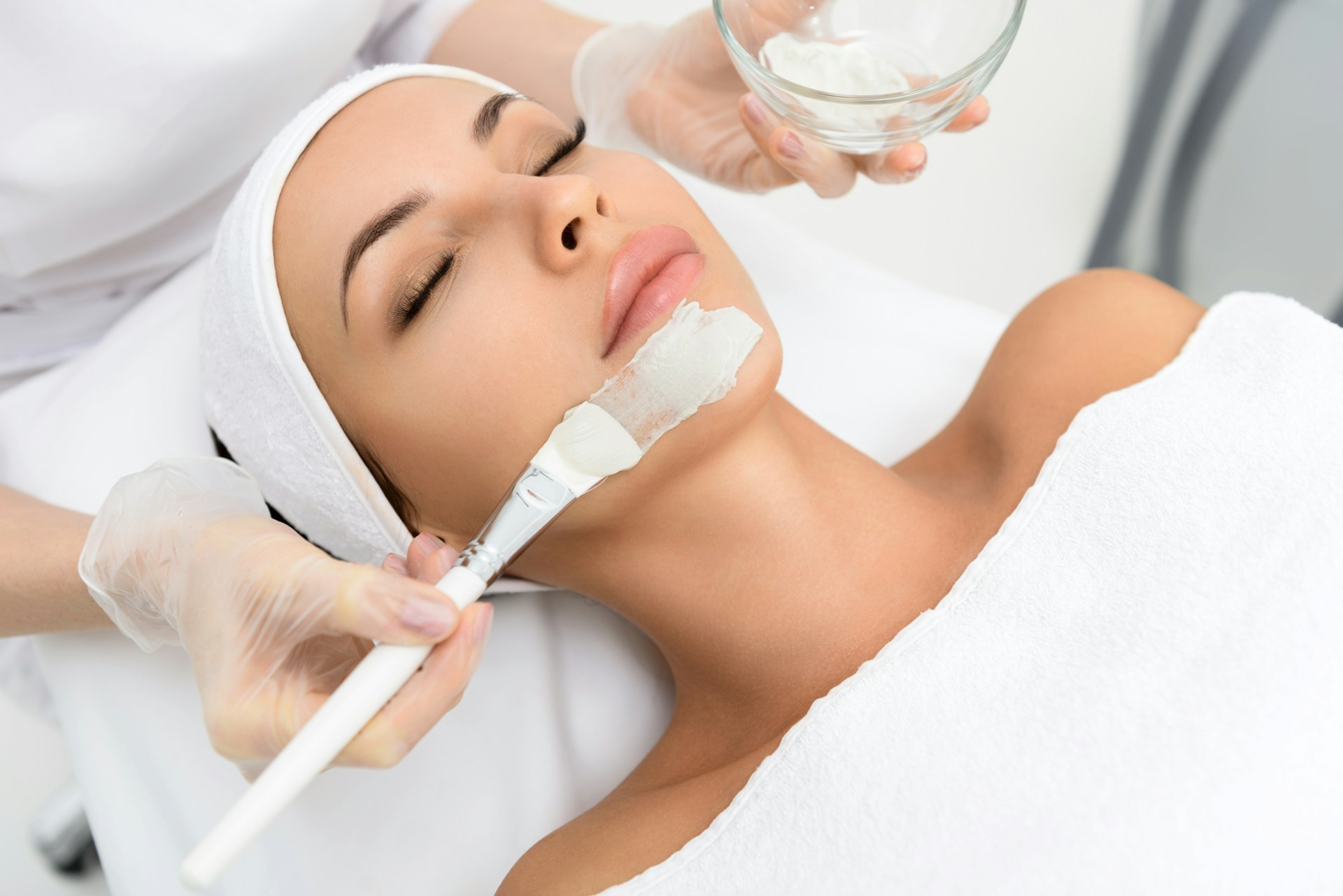 Chemical peel skin resurfacing treatment at InstaDerm MD Clinics Mississauga