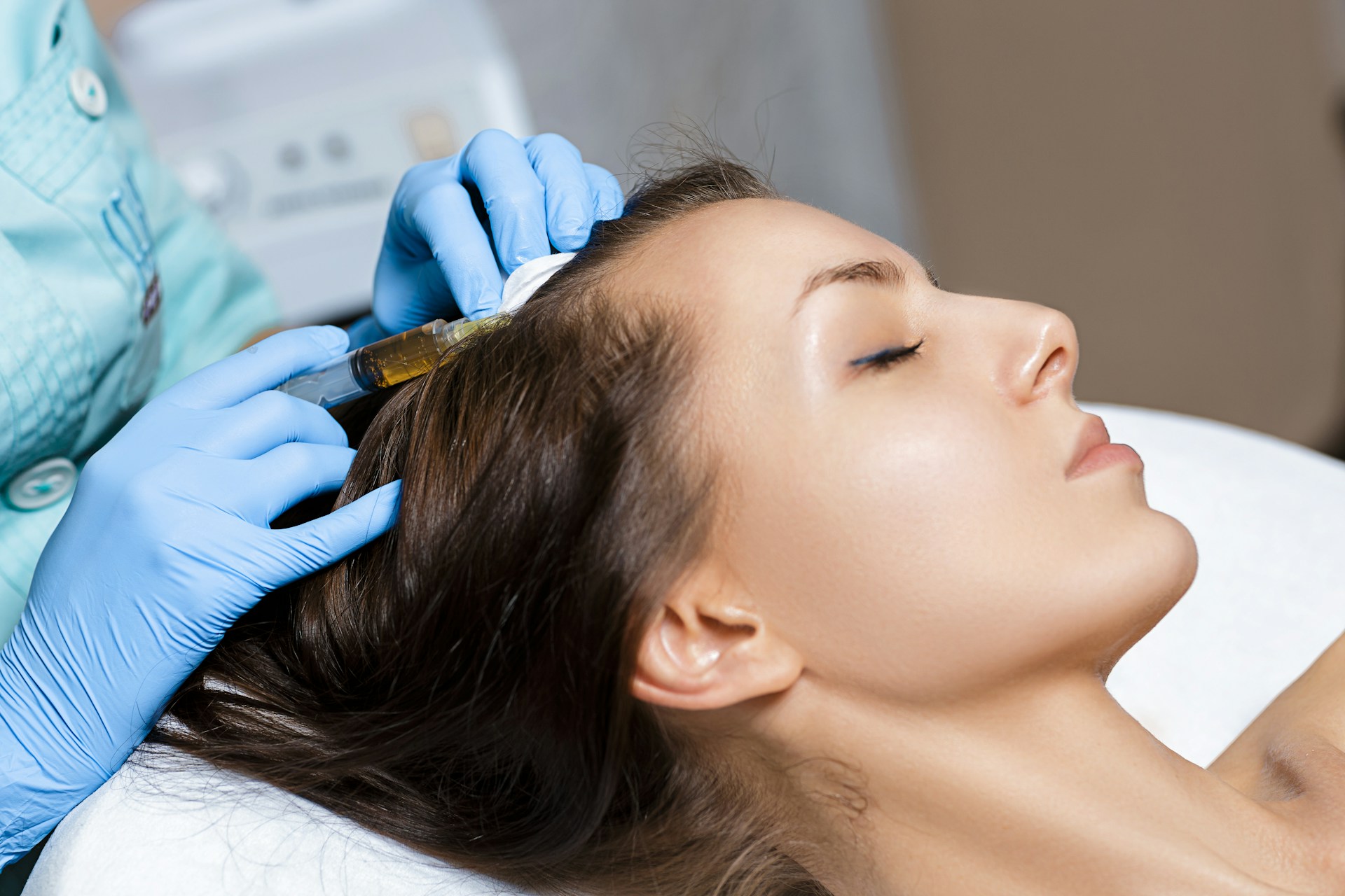 Physician-supervised scalp treatment for hair loss at InstaDerm MD Clinics Mississauga